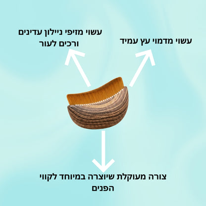 מברשת לניקוז הפנים